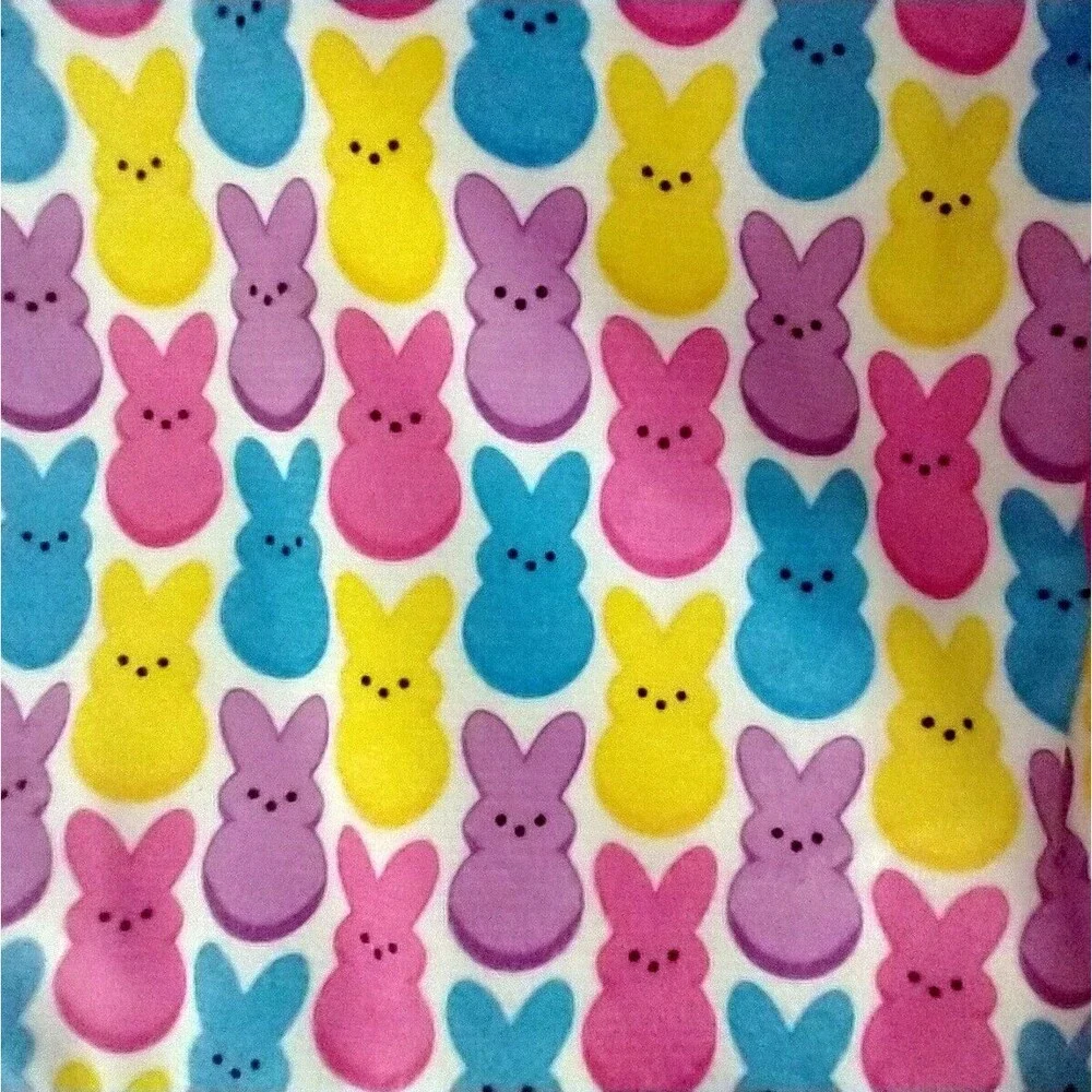 Pink Peeps Bunnies Easter Baby Bib NEW Dan Dee